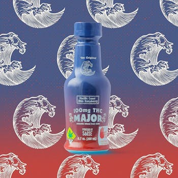 Major - Blue Raspberry - 100mg THC